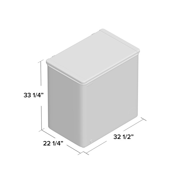Danby 5.5 Cubic Feet cu. ft. Garage Ready Chest Freezer with Adjustable